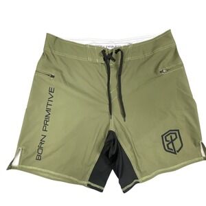 Born Primitive Mens 36 Training Shorts Olive Green Tactical CrossFit WOD Gym